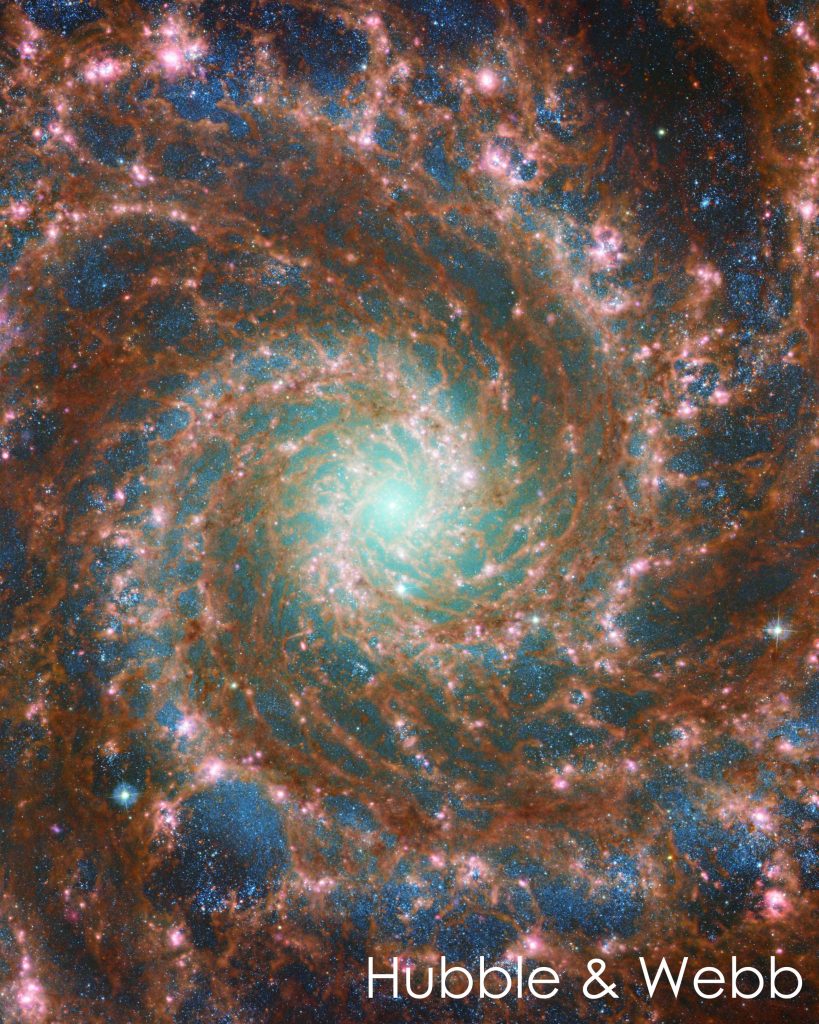Hayalet Galaksi M74’ün Görüntüleri