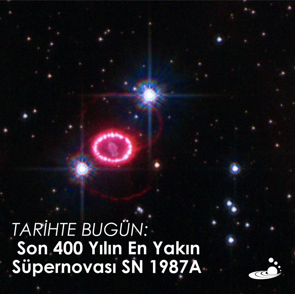 TARİHTE BUGÜN: Son 400 Yılın En Yakın Süpernovası SN 1987A